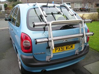 Citroen berlingo bike discount rack