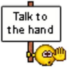 SmileyTalkToTheHand8.gif