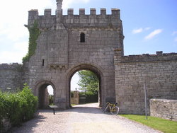 North Yorkshire Scenes. South Milford. Steeton Hall Gatehouse. 1.JPG