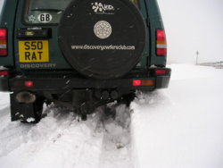 Discovery. S50 RAT. Snow. Penistone. Dearne Dyke Lane. 24.2.05. 5.JPG