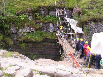 North Yorkshire Scenes. Clapham. Gaping Gill. 2.JPG