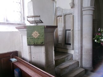 240713-7174 Luckington-St Mary & St Ethelbert-C17-18 stone pulpit.JPG