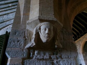 240928-8910  Bawdrip St Michael-crossing arch corbel  woman head.JPG