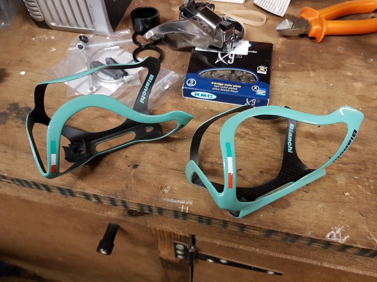 Bianchi sales bottle cages